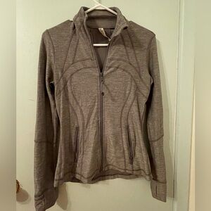 Lululemon Athletica Heather Gray Jacket size 6